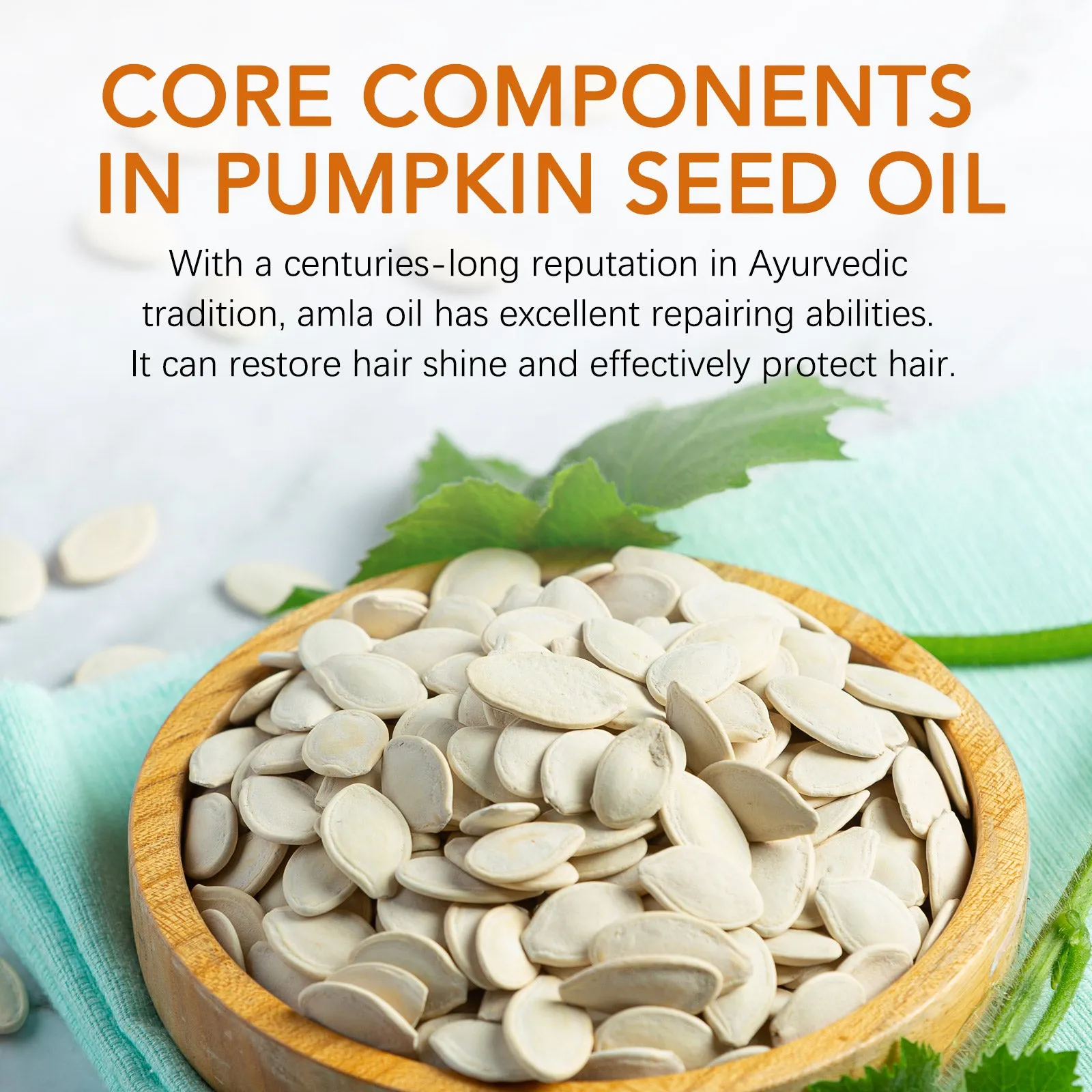Aliver Pumpkin Seed Hair Repair Oil Capsules - 2Pack