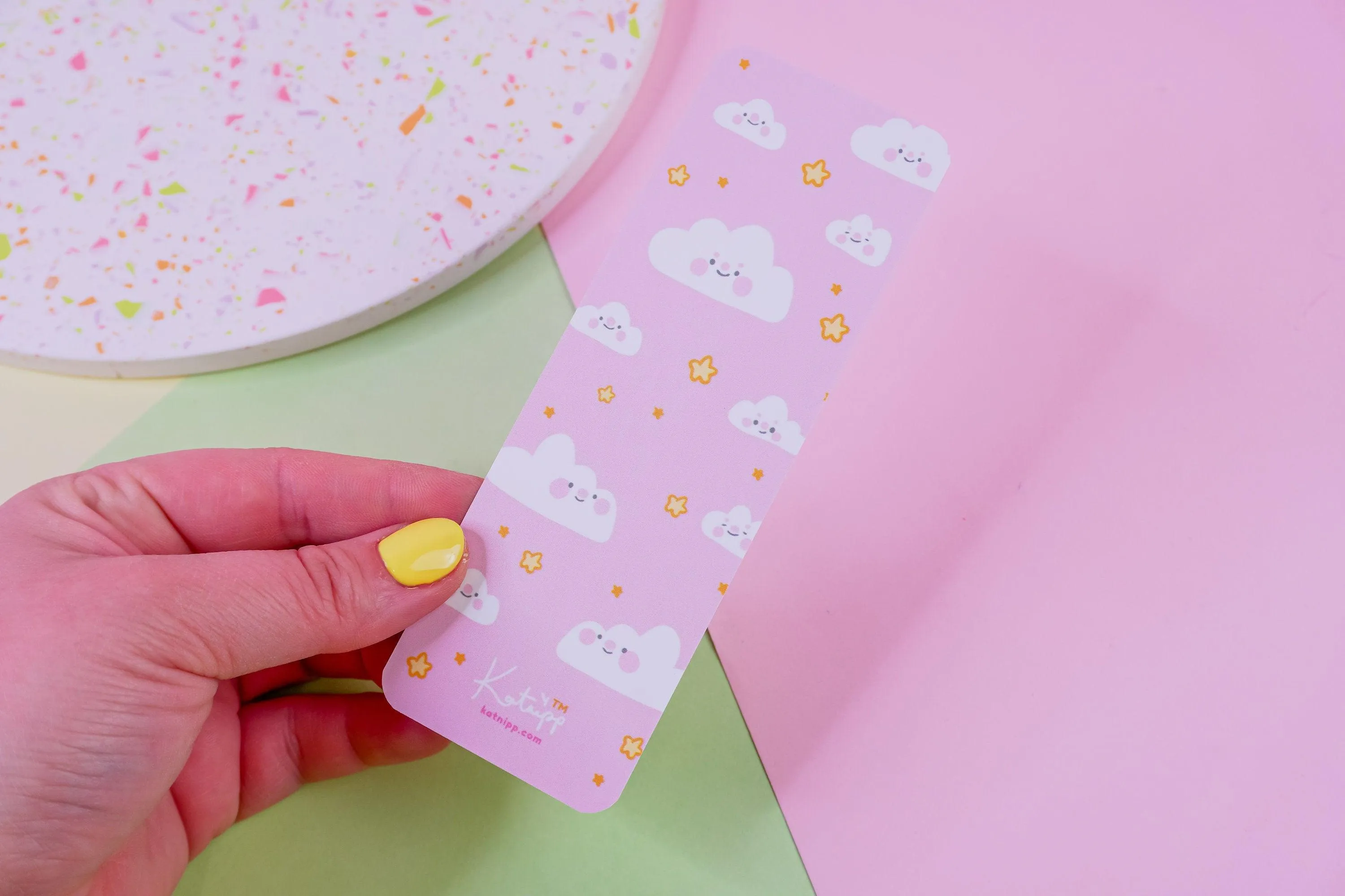 Bonbun the Spring Bunny Bookmark | Cute Floral Kawaii Bookmark for Book Lovers | Adorable Reading Accessory