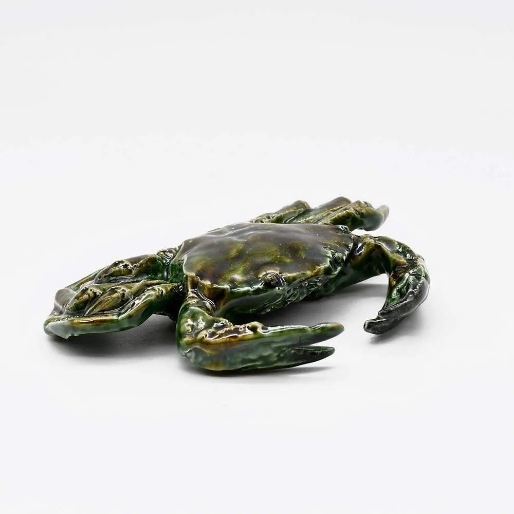 Crabe en céramique - Vert