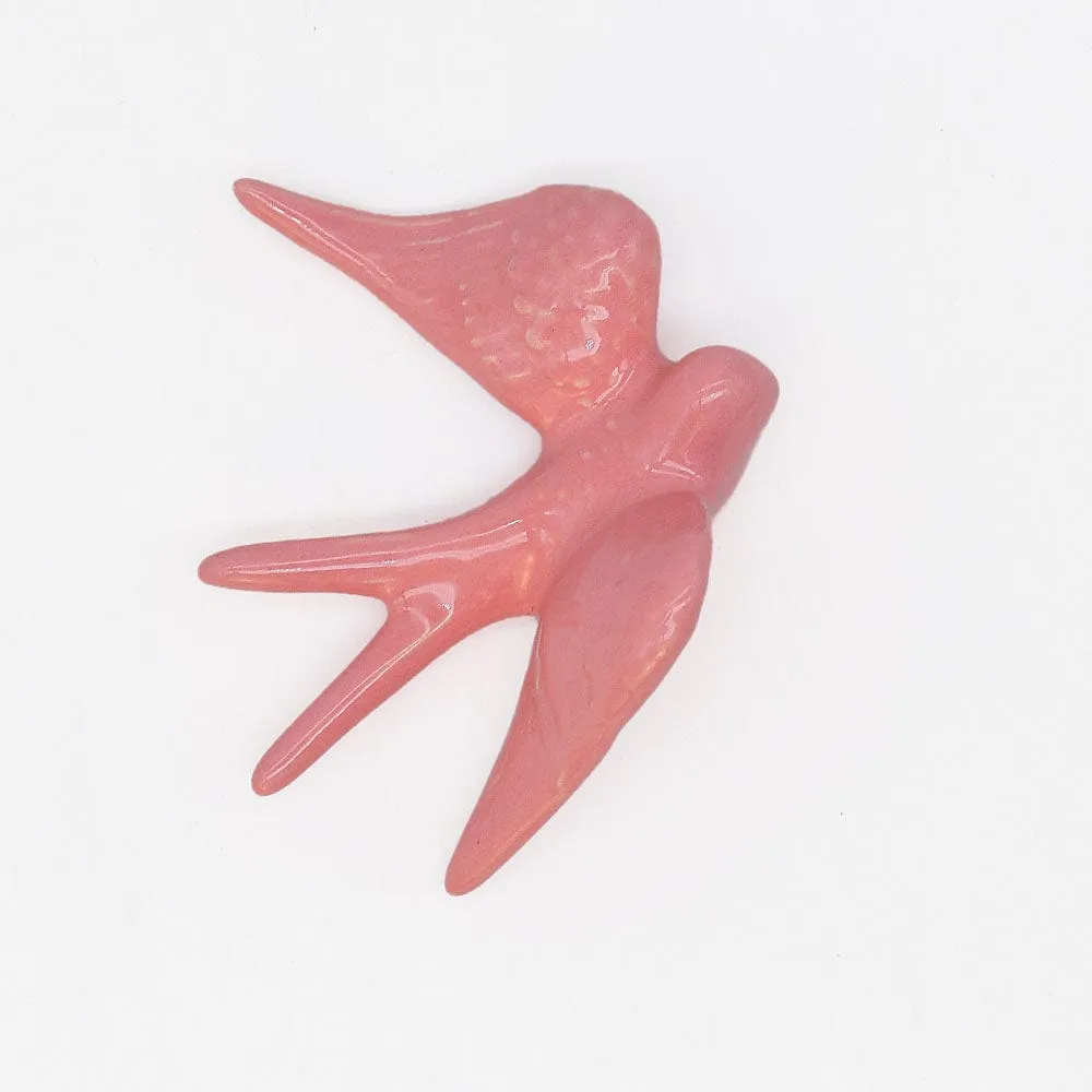 Grandes hirondelles en céramique 15cm - 20 couleurs
