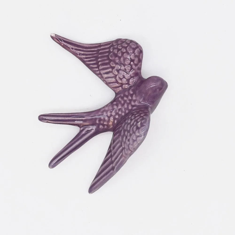 Grandes hirondelles en céramique 15cm - 20 couleurs