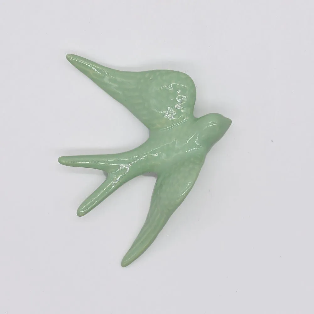 Grandes hirondelles en céramique 15cm - 20 couleurs
