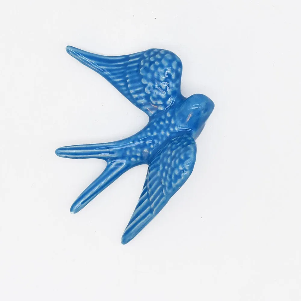 Grandes hirondelles en céramique 15cm - 20 couleurs