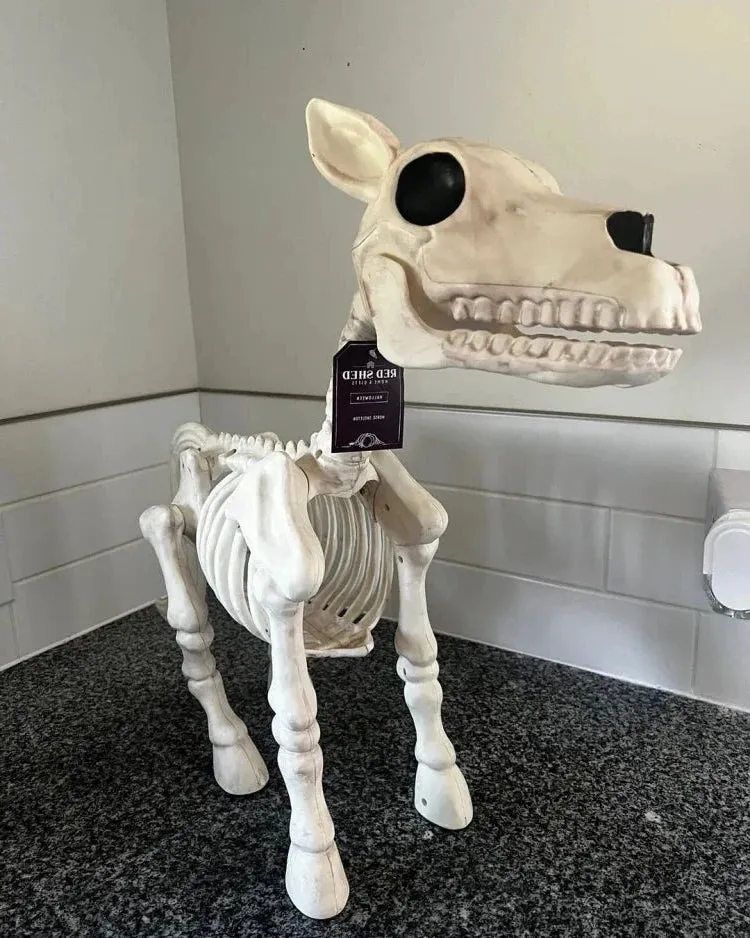 Halloween Skeleton Cow & Horse Decorative Prop