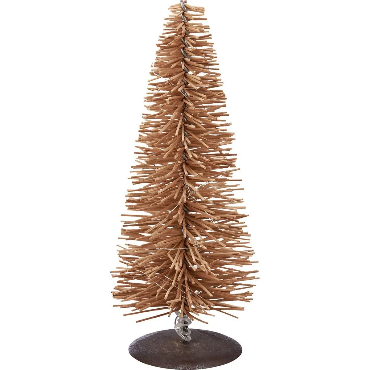 RATTAN LIGHTED TREE SET