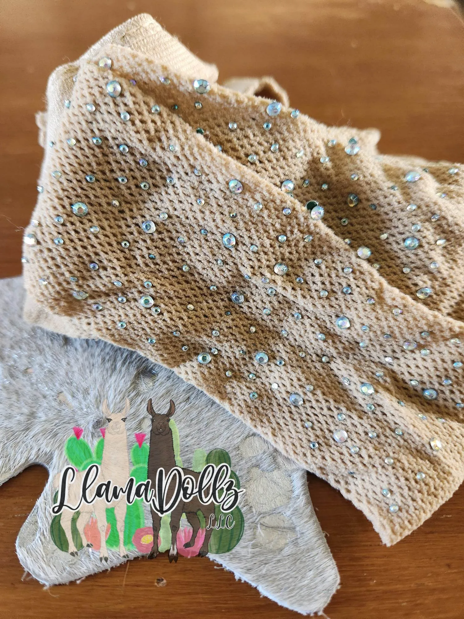 Rhinestone Fishnet Stockings