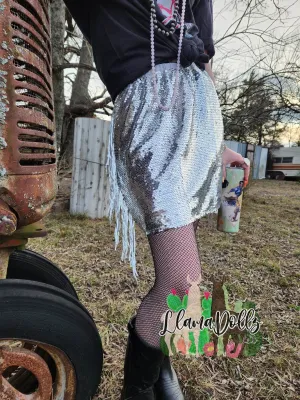 Rhinestone Fishnet Stockings
