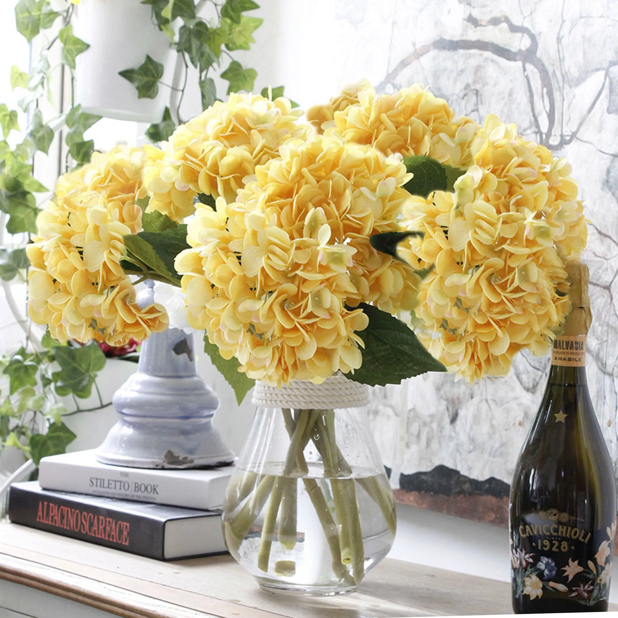 Silk Hydrangea Realist Artificial Hydrange Flowers