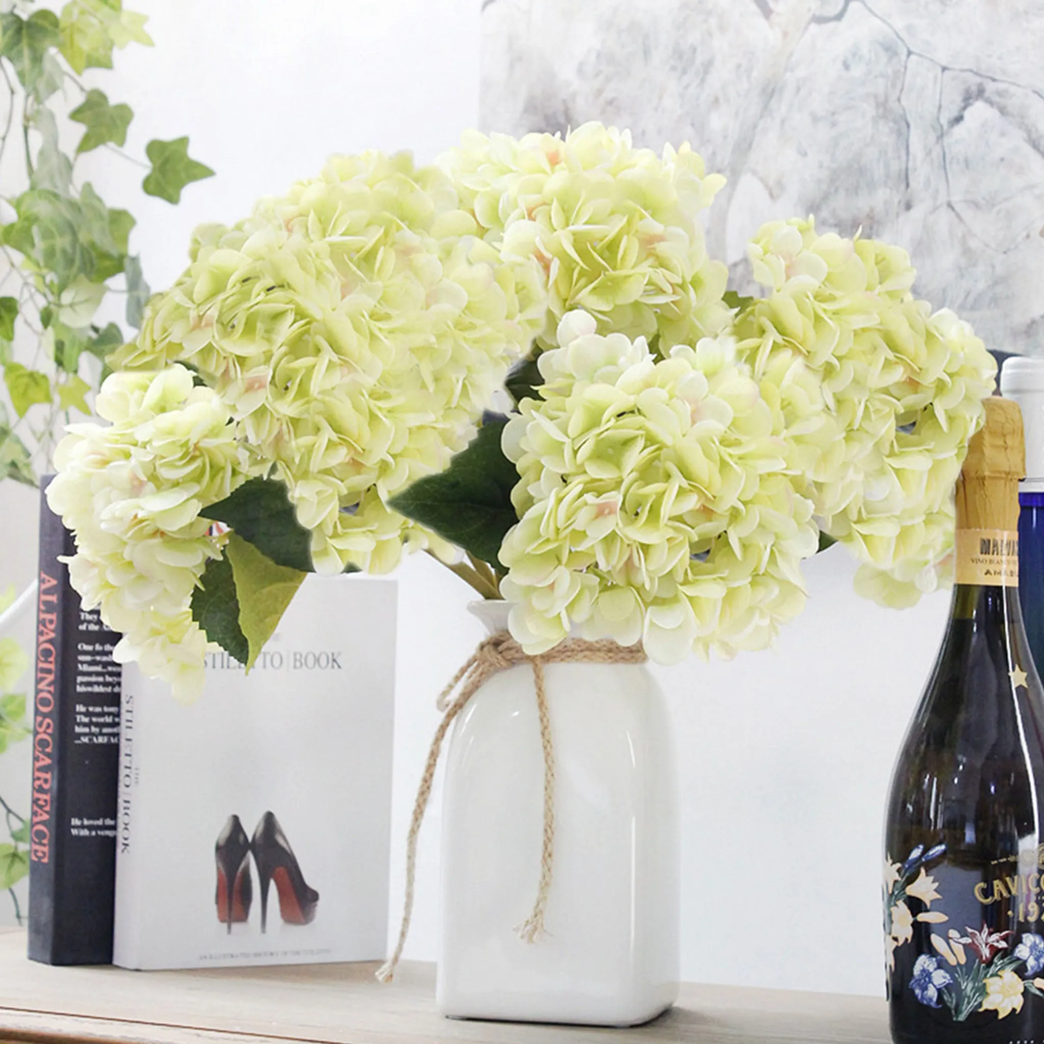 Silk Hydrangea Realist Artificial Hydrange Flowers