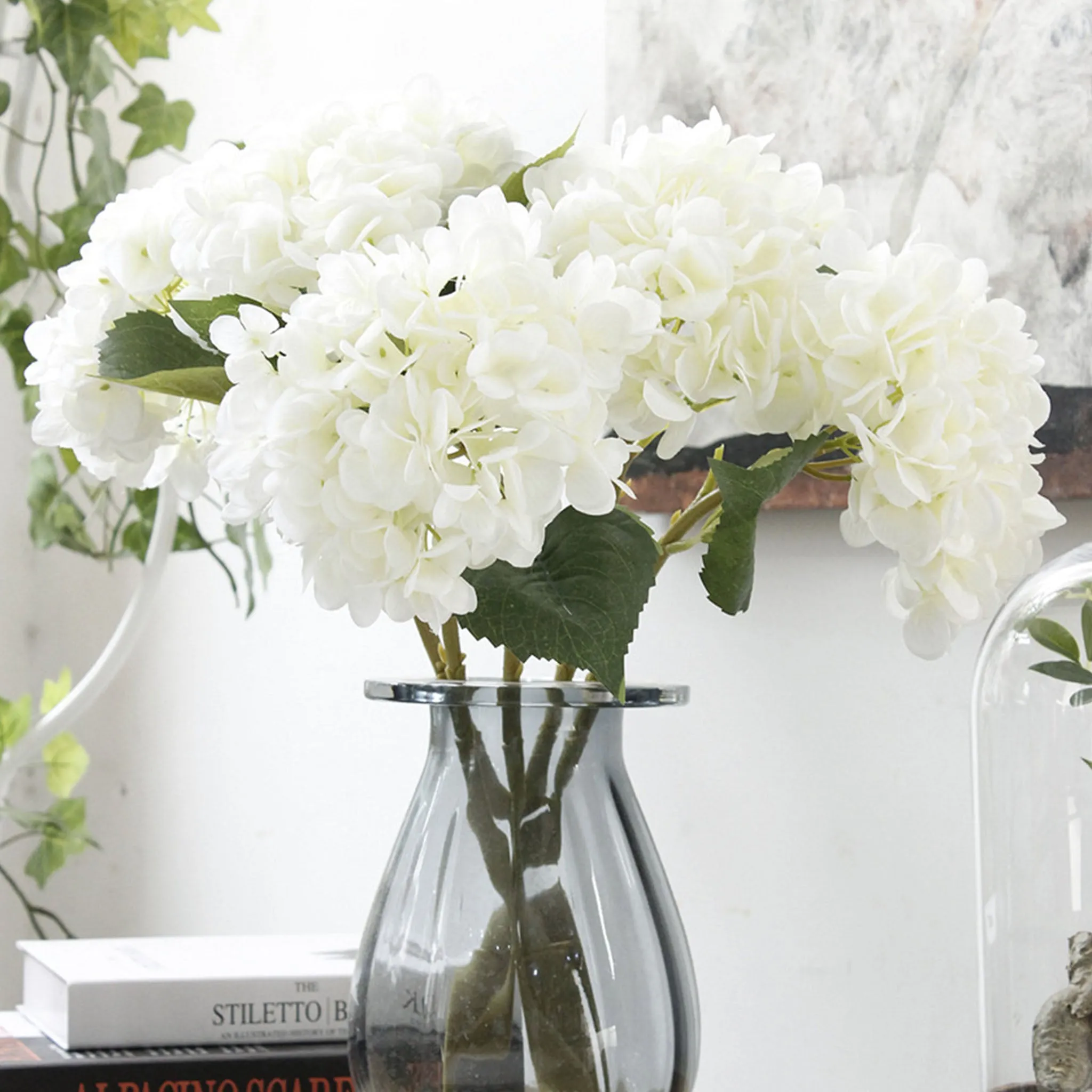 Silk Hydrangea Realist Artificial Hydrange Flowers