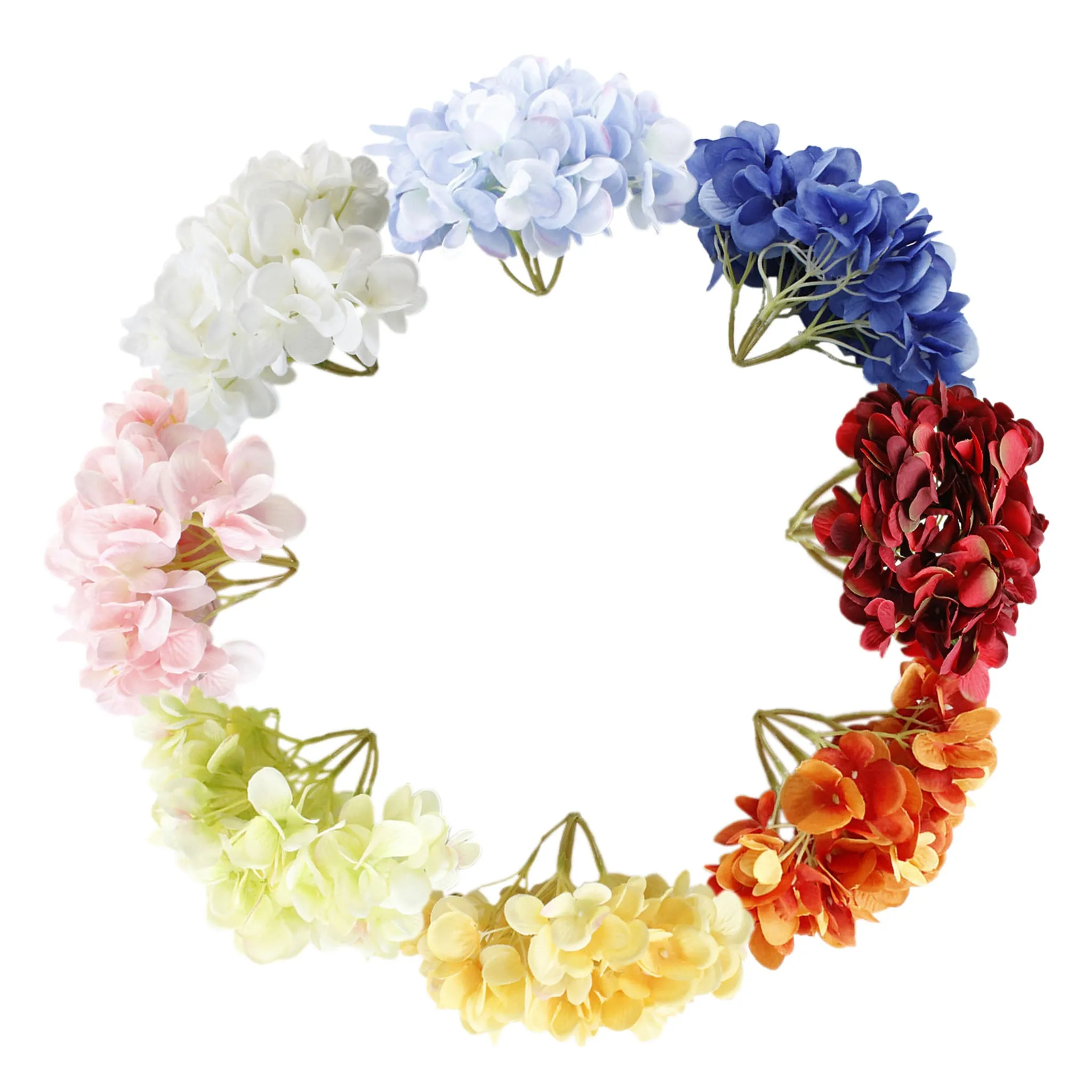 Silk Hydrangea Realist Artificial Hydrange Flowers