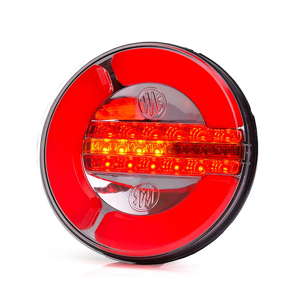 WAS W153DD Round Rear Light with Dynamic Indicator