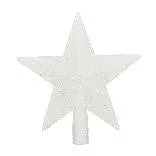 White Star Tree Topper Plastic